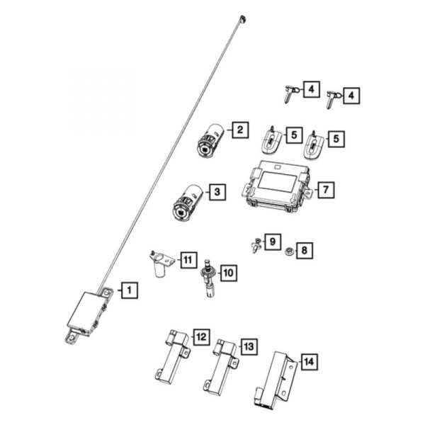 Mopar® - Tire Pressure Monitoring System Receiver