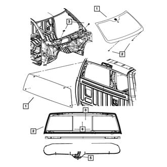 Mopar® - Backlite Glass