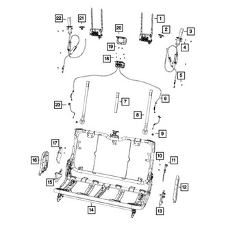 Jeep OE - Rear Headrest Guide