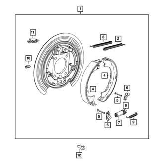 Mopar® - Rear Parking Brake Adjuster