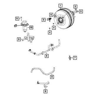 Mopar® - Power Brake Booster Vacuum Pump