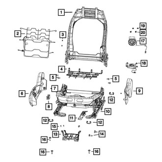 Mopar® - Power 4 Way Lumbar