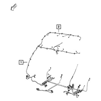 Mopar® 68520405AC - Body Wiring