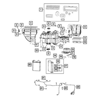 Mopar® - Front A/C And Heater Unit Seal Kit