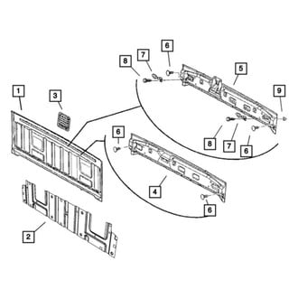 Mopar® - Cab Back Panel