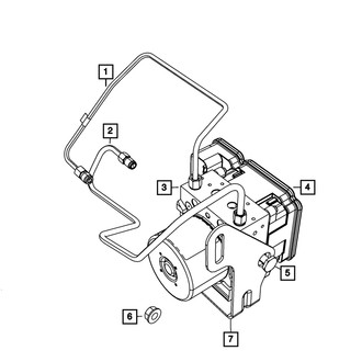 Mopar® - Hydraulic Control Unit Bracket