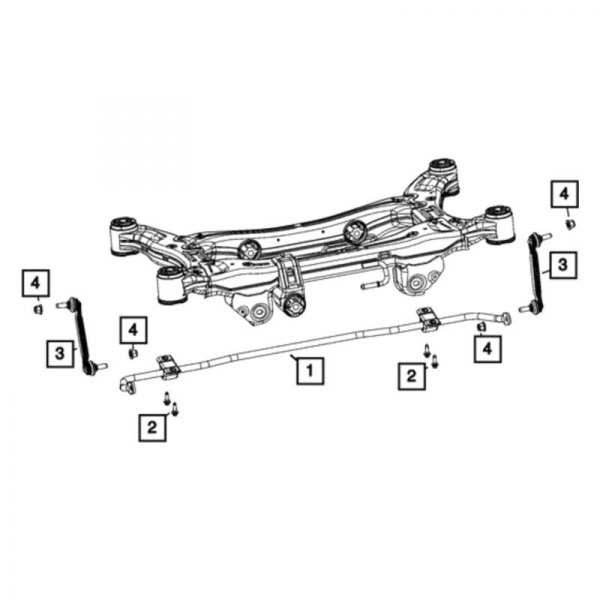 Mopar® - Stabilizer Bar Link Kit