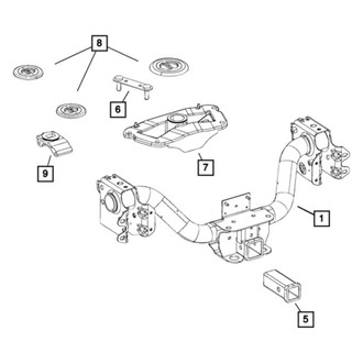 Ram OE - Rear Trailer Hitch