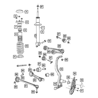 Mopar® - Front Passenger Side Shock Absorber