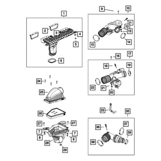 Jeep OE - Lower Air Filter Housing