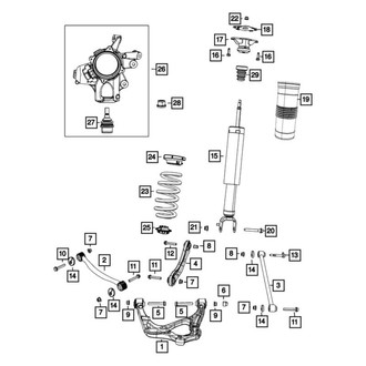 Mopar® - Rear Passenger Side Shock Absorber