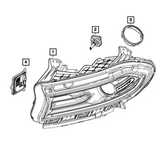 Mopar® - Replacement Headlight