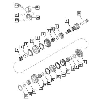 Mopar® - Manual Transmission Reverse Gear Shaft
