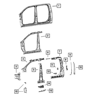 Mopar® - C Pillar Bracket