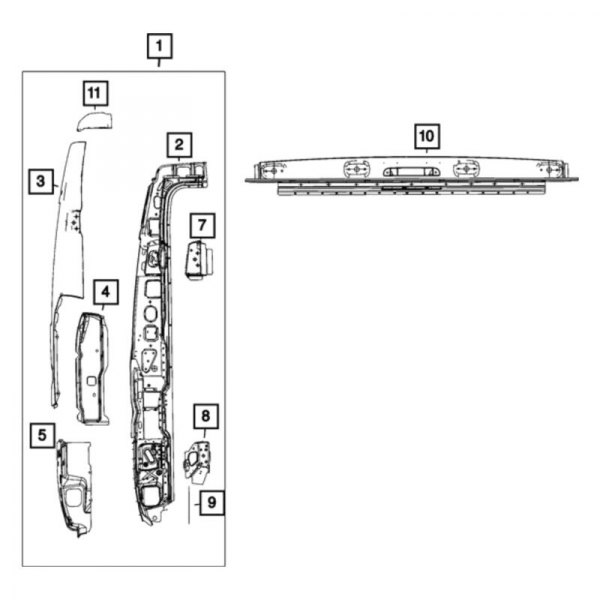 Mopar® - Rear Corner Panel