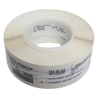 Mopar® - Vehicle Emission Control Information Label