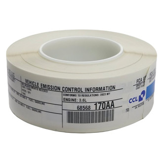 Mopar® - Vehicle Emission Control Information Label