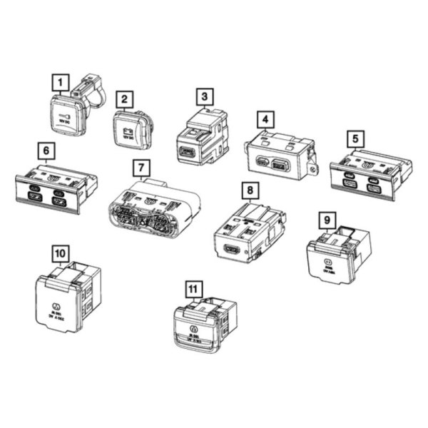 Mopar® - USB Connector Terminal