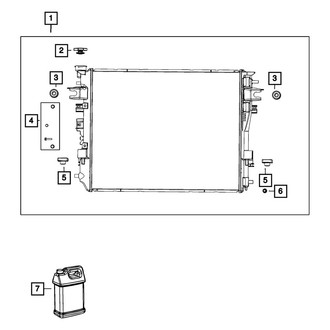 Mopar® - Cooling Module Fastener Kit