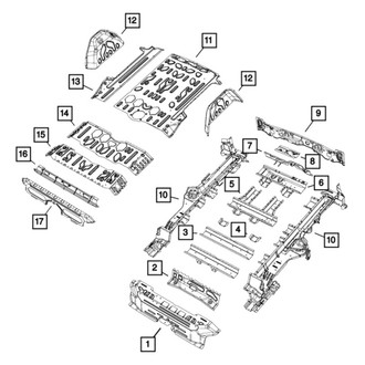 Ram OE - Rear Left Frame Side Member