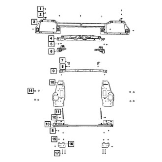 Mopar® - Driver Side Cooling Module Bracket