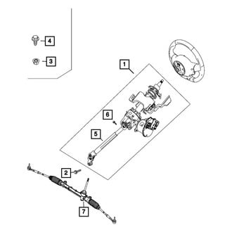 Mopar® - Hex Nut And Coned Washer