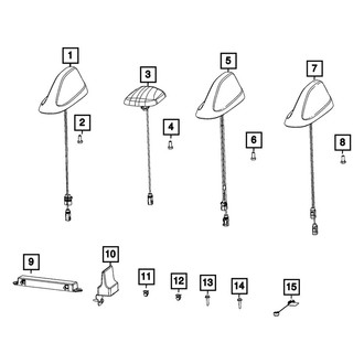 Mopar® - Cable & Base Assembly Antenna