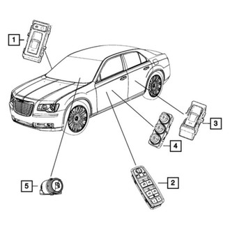 Mopar® - Front Driver or Passenger Side Door Window Switch