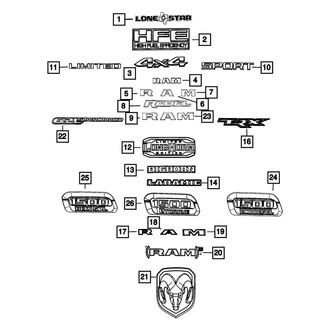 Mopar® - Supercharged Nameplate