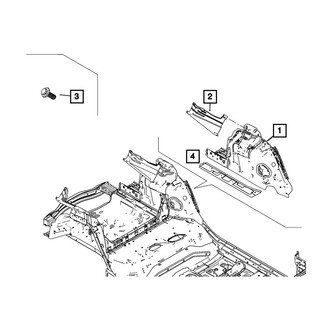 Alfa Romeo OE - Rear Left Wheel Housing Side Panel