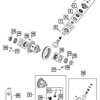 Mopar® - Pinion Nut