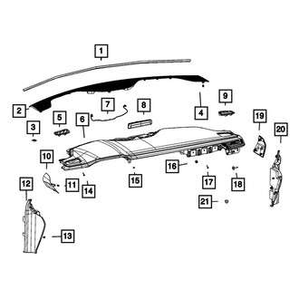 Mopar® - Hook and Loop Fastener Strip