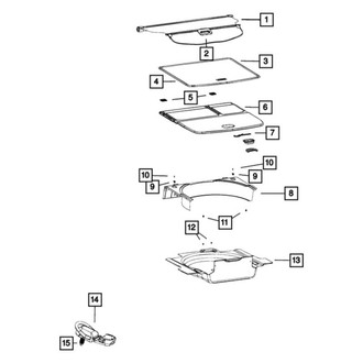 Mopar® - Luggage Compartment Cover