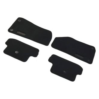 Mopar® - 1st Row Black Carpet Floor Mats