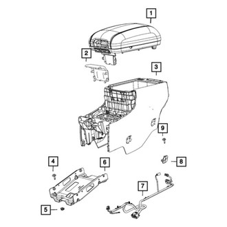 Dodge OE - Rear Console Wiring Harness