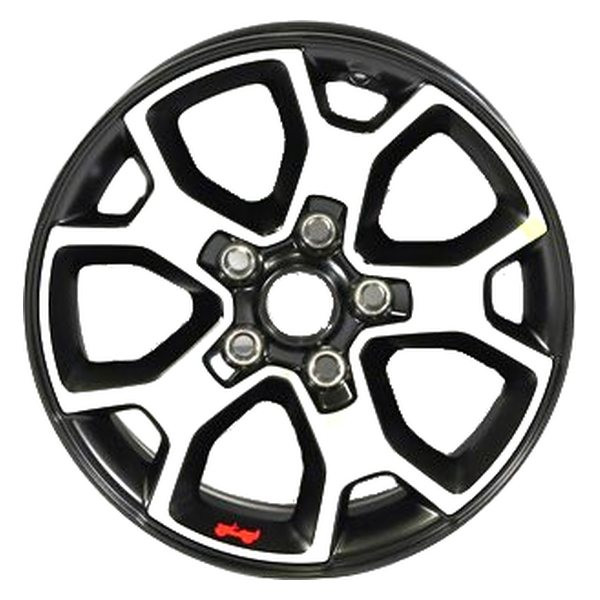 Mopar® 6BZ393XFAB - Machined Black 17 Alloy Factory Wheel