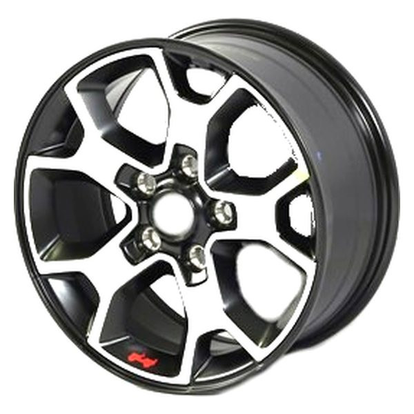 Mopar® 6BZ393XFAB - Machined Black 17 Alloy Factory Wheel