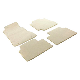 Mopar® - 1st & 2nd Row Black Carpet Floor Mat Set