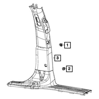 Chrysler OE - Front Left Power Seat Switch