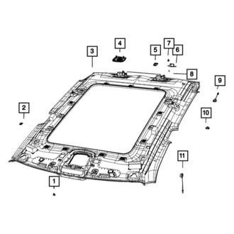 Ram OE - Upper Speaker Cover