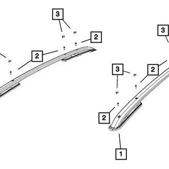 Mopar® - Roof Rail Cap