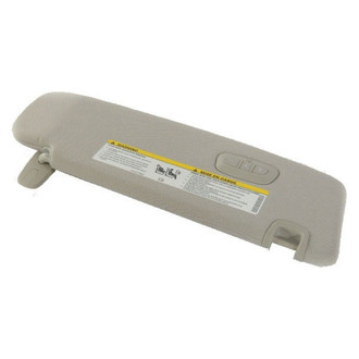 Used Left Driver Sun Visor – Illuminated, Gray – Fits 2018-2020 Chrysler Pacifica