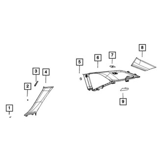 Mopar® - Seat Belt Anchor Cover