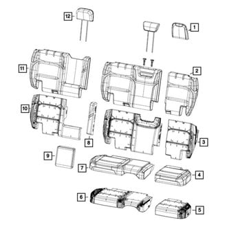 Mopar® - Rear Seat Armrest