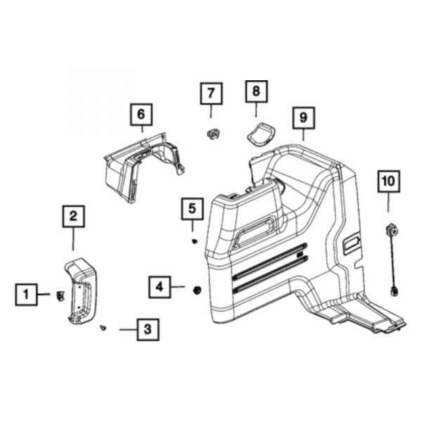 Mopar® - Quarter Inner Lower Panel