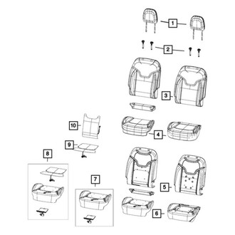 Jeep OE - Front Left Seat Cover