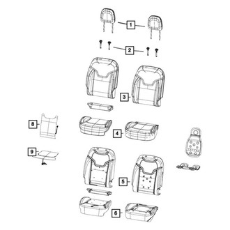 Jeep OE - Front Left Seat Cover