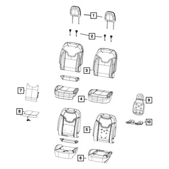 Jeep OE - Front Left Seat Cover