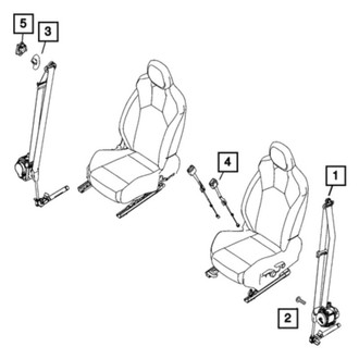 Dodge OE - Front Seat Belt Height Adjuster