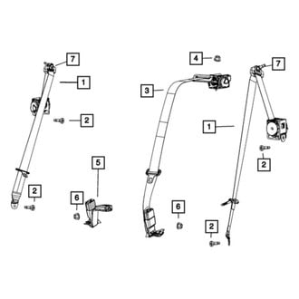 Mopar® - Retractor Seat Belt
